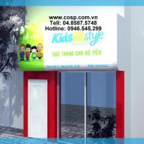Thiết kế shop thời trang trẻ em Kids Style